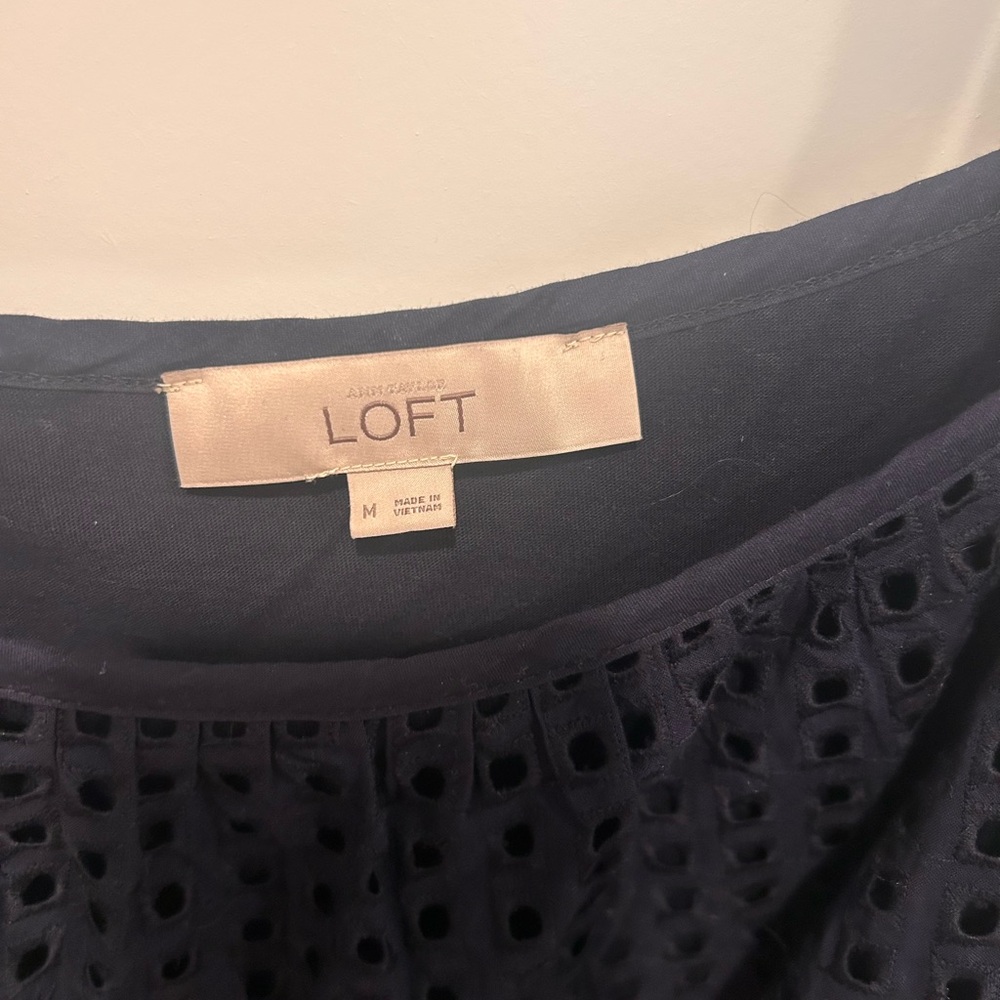 LOFT Women's Navy Shirt